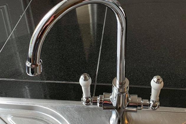 Plumbing new kitchen tap